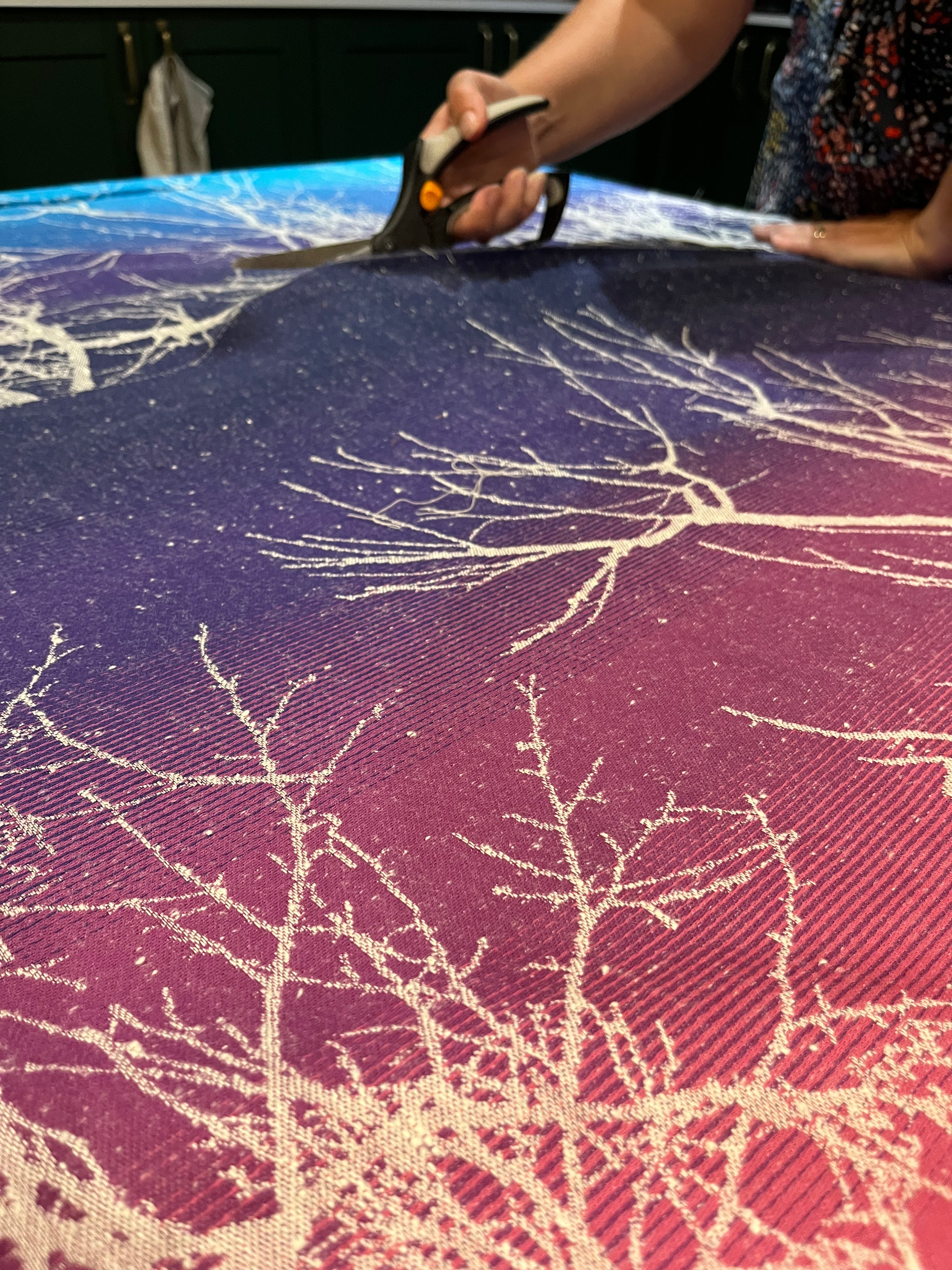 Wildwood Summer Sunset - 50% Cotton, 50% Tussah Silk - Made to Order