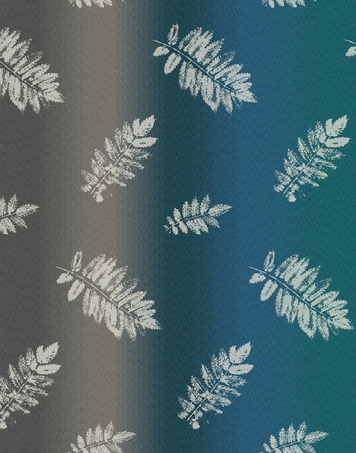 Sorbus Wayfarers Rest - Mill Mock Up -  TEAL Grad Sorbus with a Natural Hemp Weft - Preorder items now!