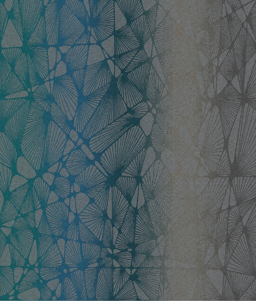 Ptera Ethereal - Mill Mock Up -  TEAL Grad Ptera with Grey Hemp Weft - Preorder items now!