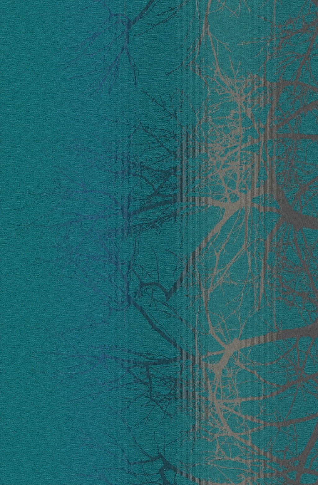 Wildwood Zephyr - Mill Mock Up Photos -  TEAL Grad Wildwood with Teal Linen Weft - Preorder items now!