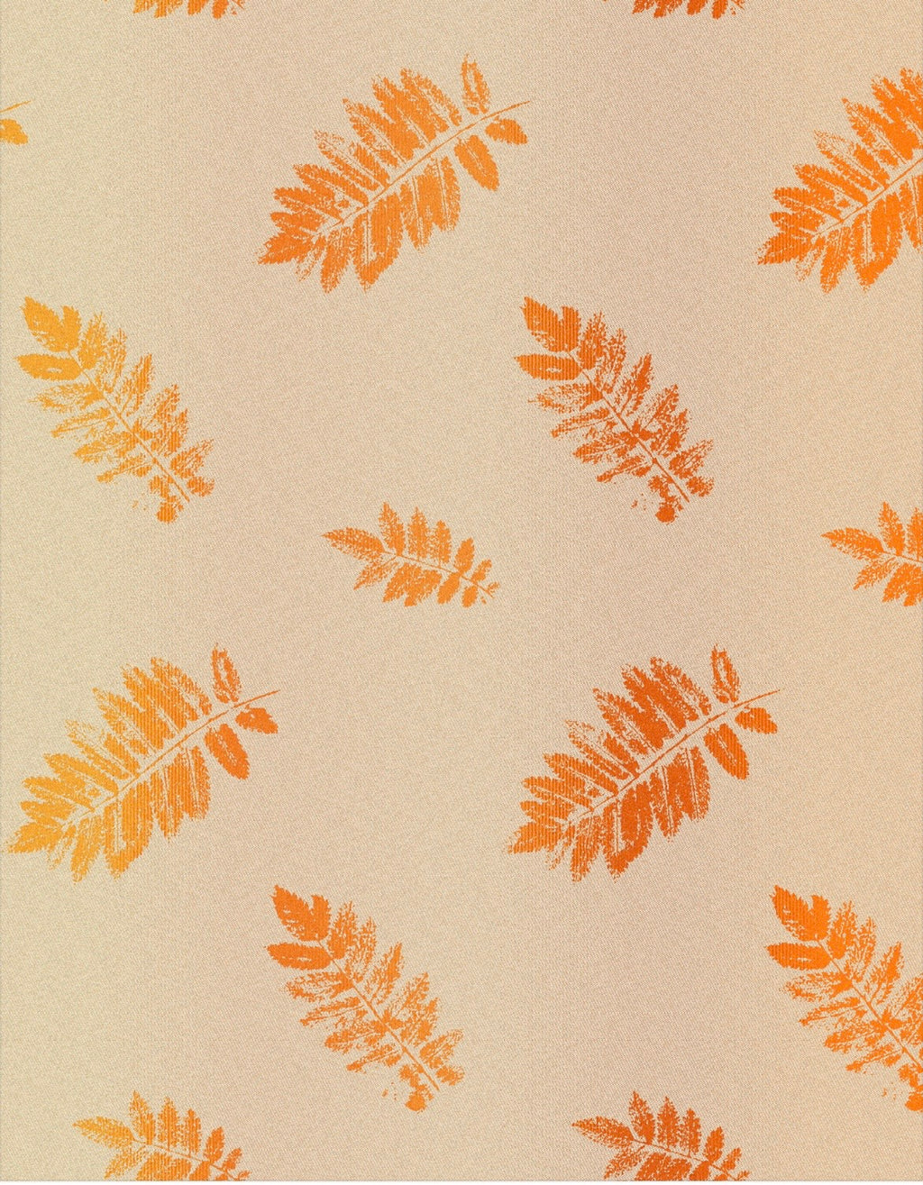 Sorbus Sunshine - Mill Mock Up -  SUNSET ORANGE Grad Sorbus with a Natural Hemp Weft - Preorder items now!