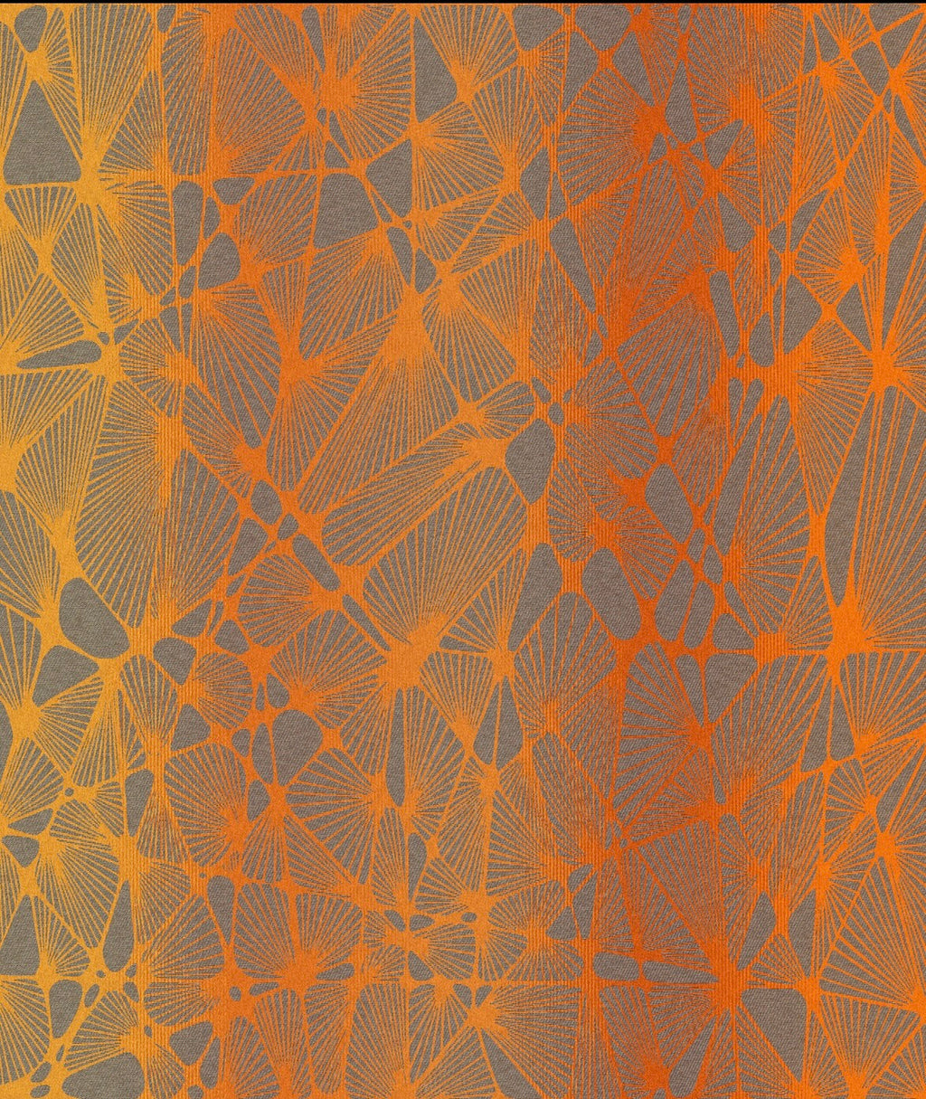 Ptera Phoenix - Mill Mock Up -  SUNSET ORANGE Grad Ptera with Grey Hemp Weft - Preorder items now!