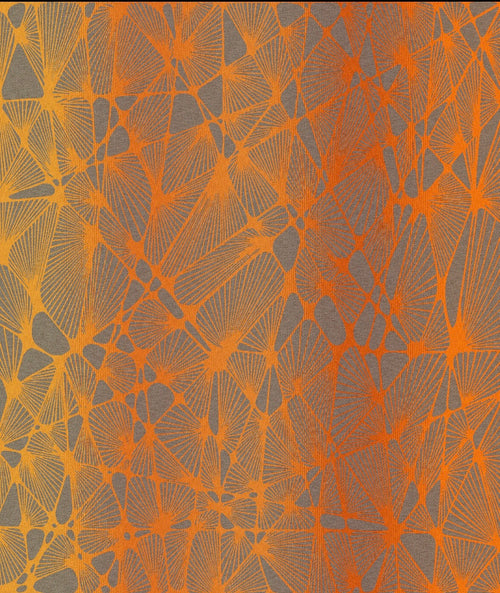 Ptera Phoenix - Mill Mock Up -  SUNSET ORANGE Grad Ptera with Grey Hemp Weft - Preorder items now!