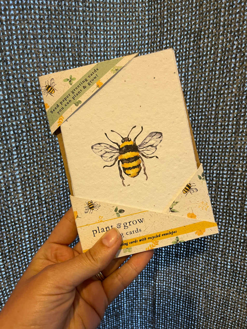 Plantable greetings cards - pack of 6