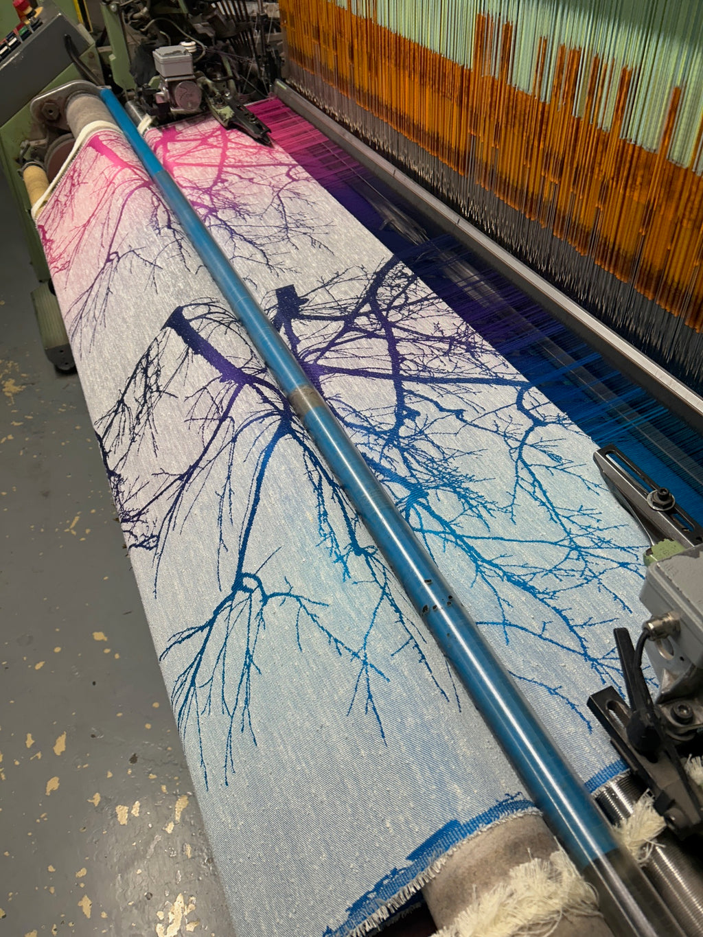 Wildwood Sea Breeze - 50% Cotton, 50% Tussah Silk - Made to Order